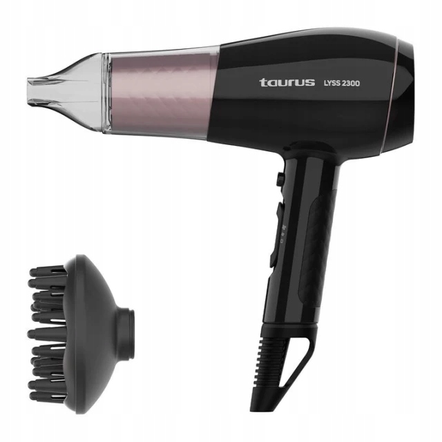 Fén na vlasy Taurus LYSS2300 s výkonom 2200 W, čierny